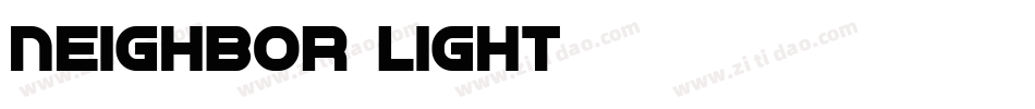 Neighbor Light字体转换